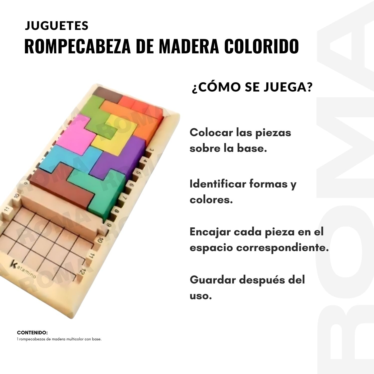 ROMPECABEZA DE MADERA KANTAMINO - 3