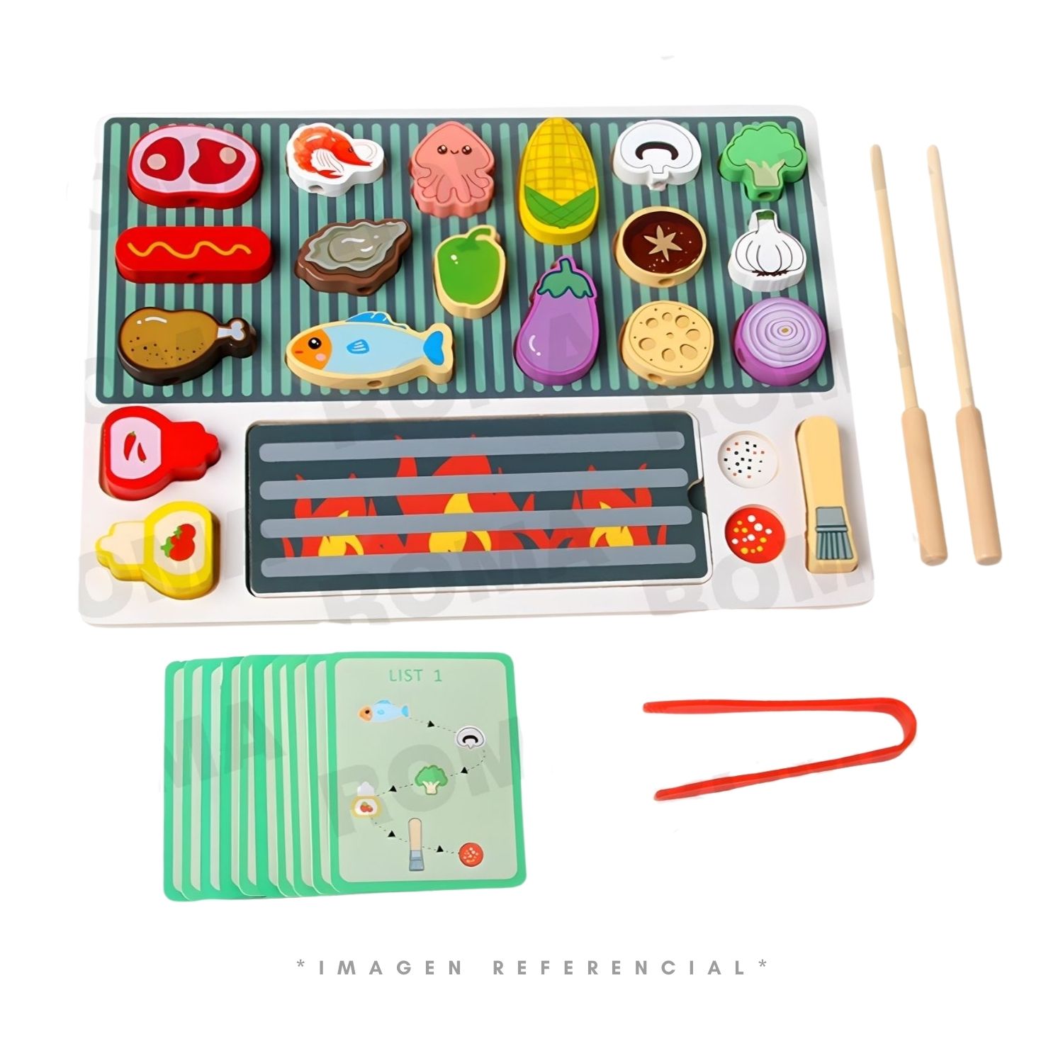 JUEGO DE COCINA BARBACOA PARA NIÑOS - 1