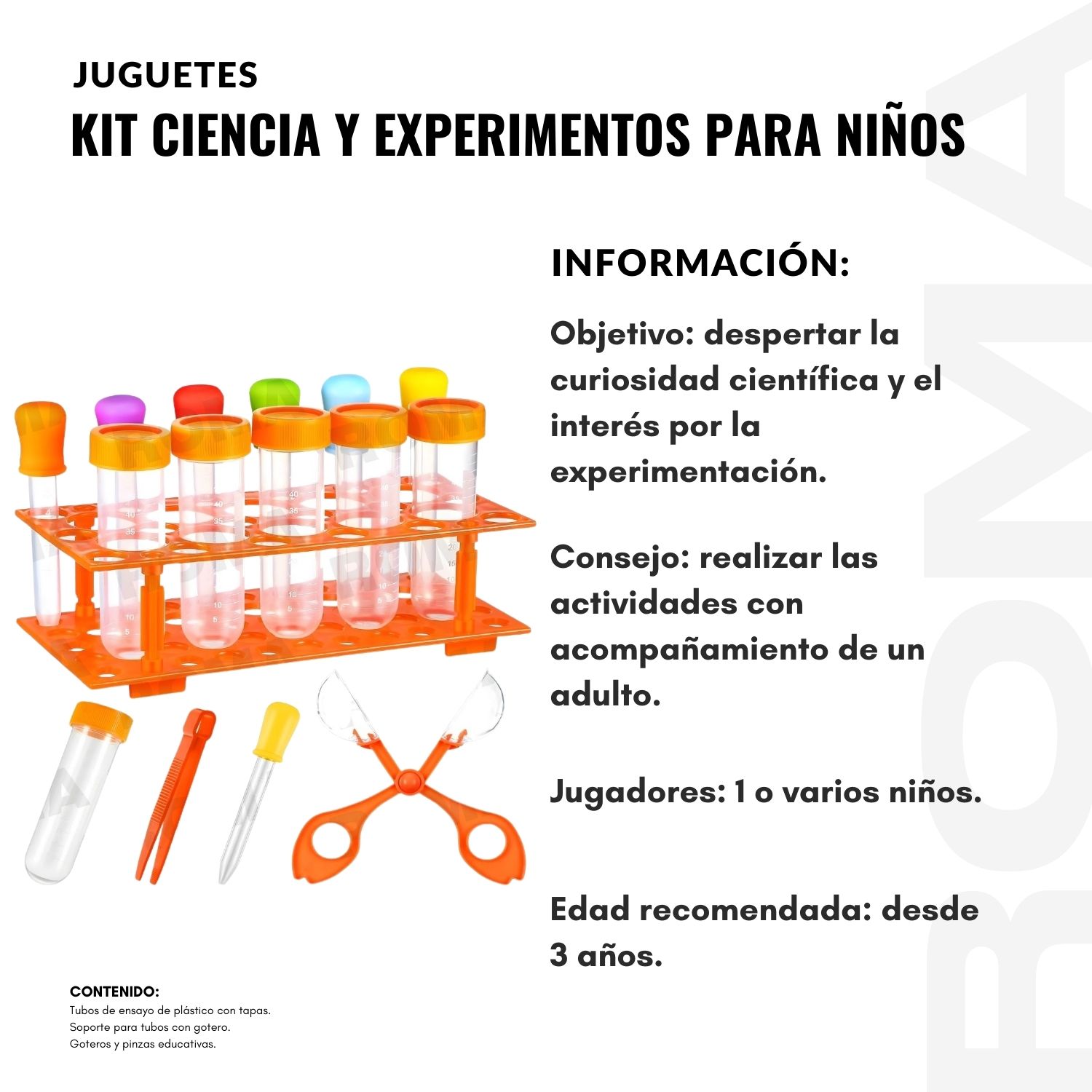 KIT DE PSICOMOTROCIDAD FINA CIENCIA Y EXPERIMENTOS - 2