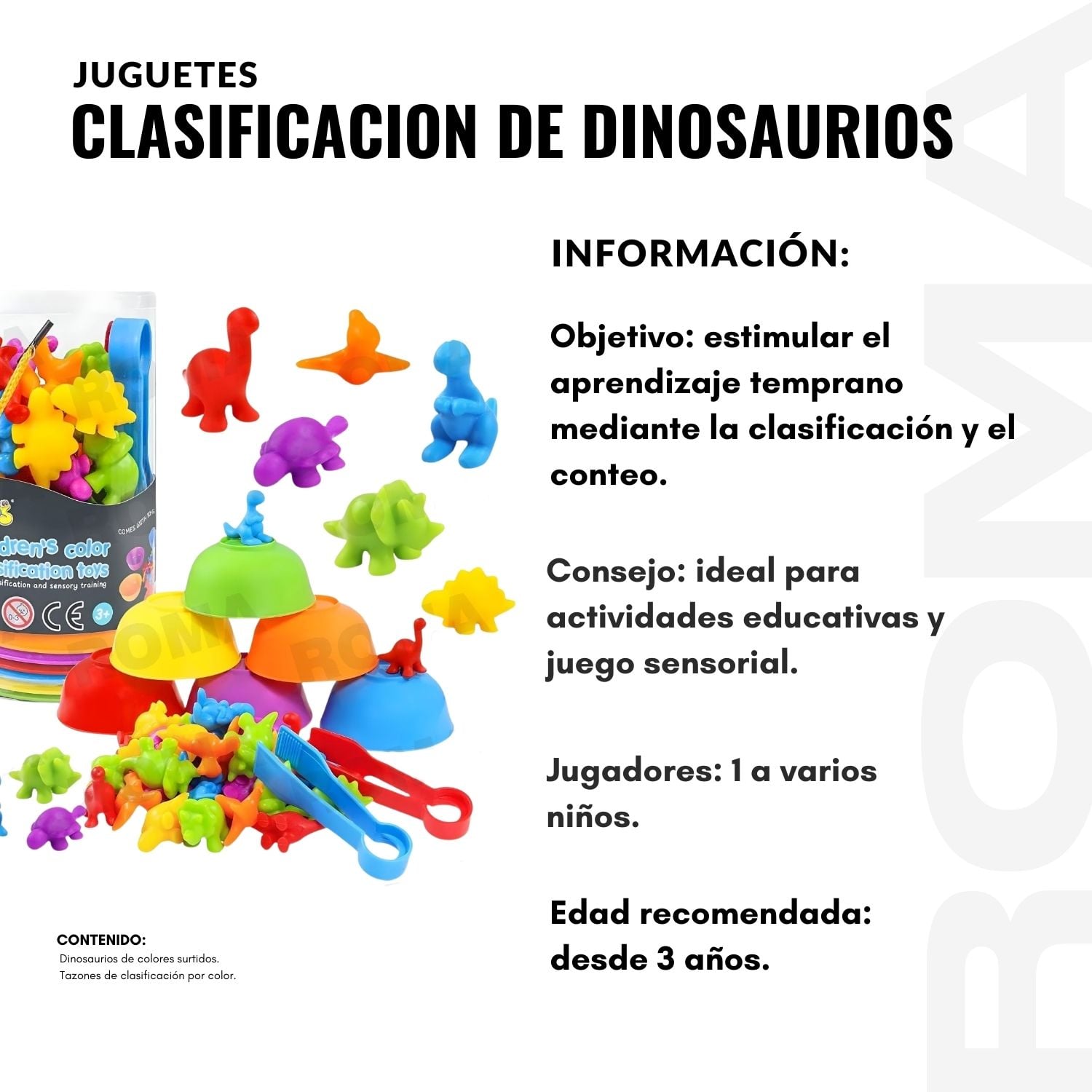 CLASIFICACION DE DINOSAURIOS EN POTE - 2