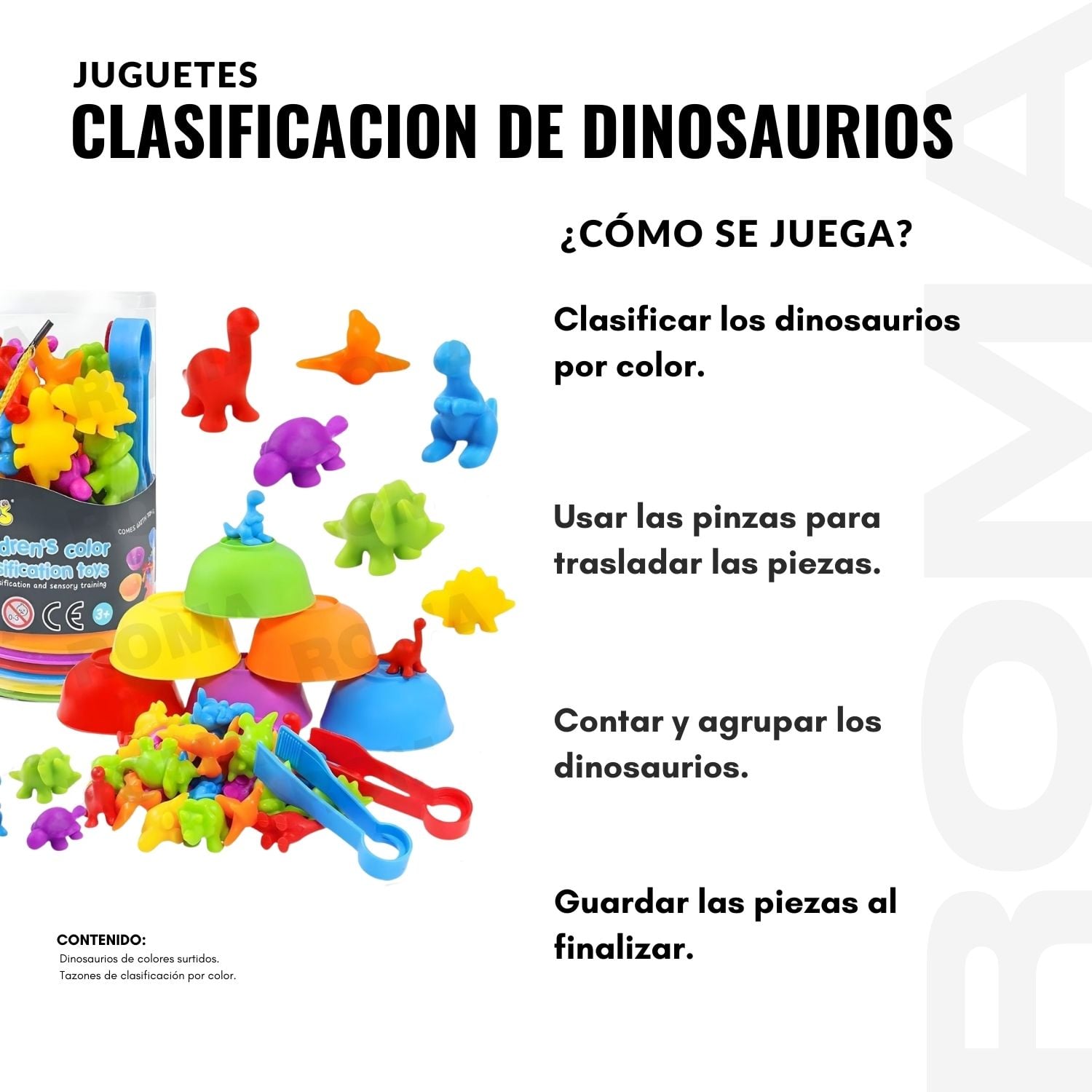 CLASIFICACION DE DINOSAURIOS EN POTE - 3