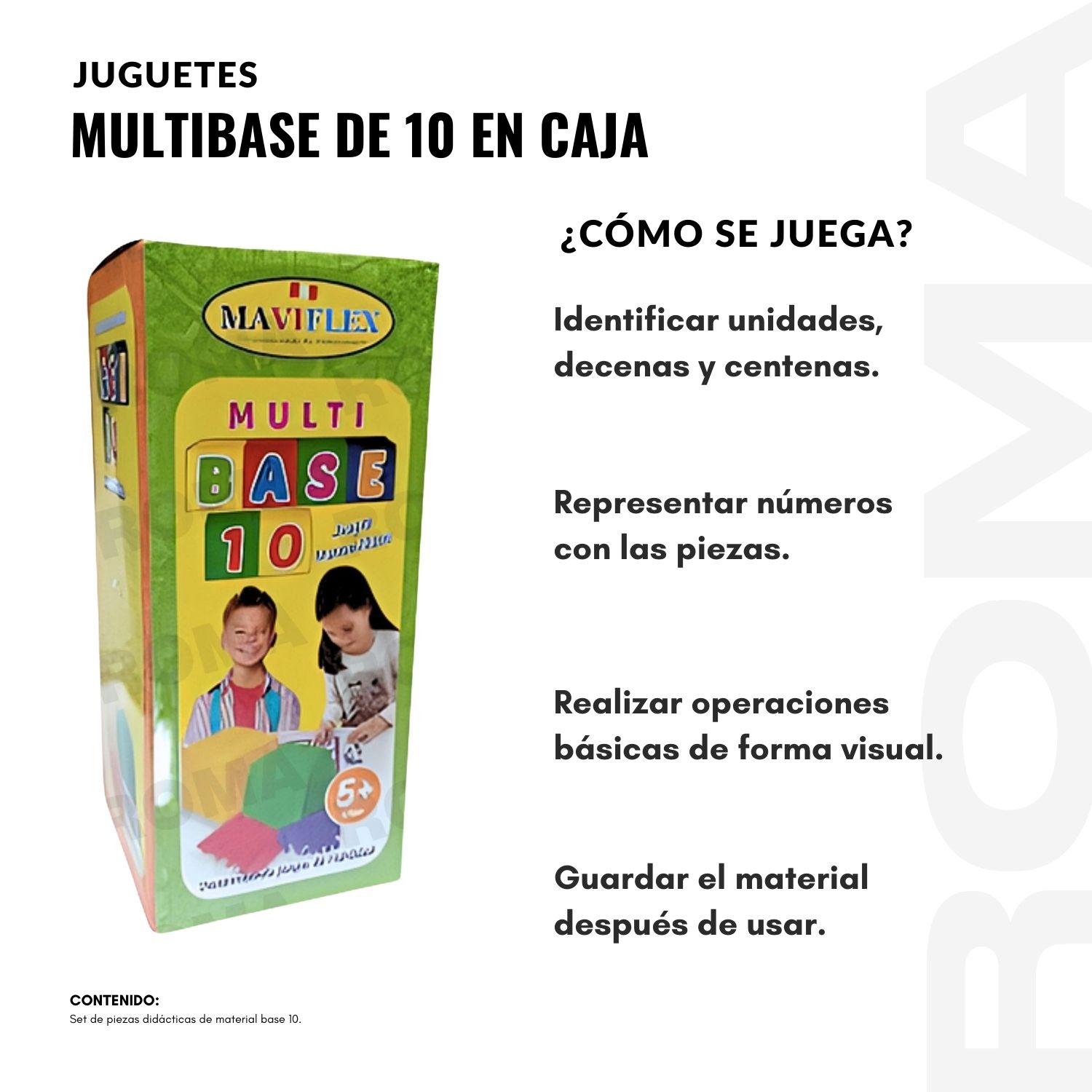 MULTIBASE DE 10 EN CAJA - JUEGO DIDÁCTICO - 3