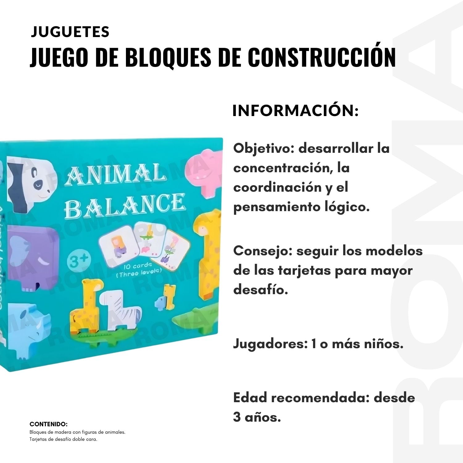 JUEGO DE EQUILIBRIO ZETOTANINO CARS DE ANIMAL - 2
