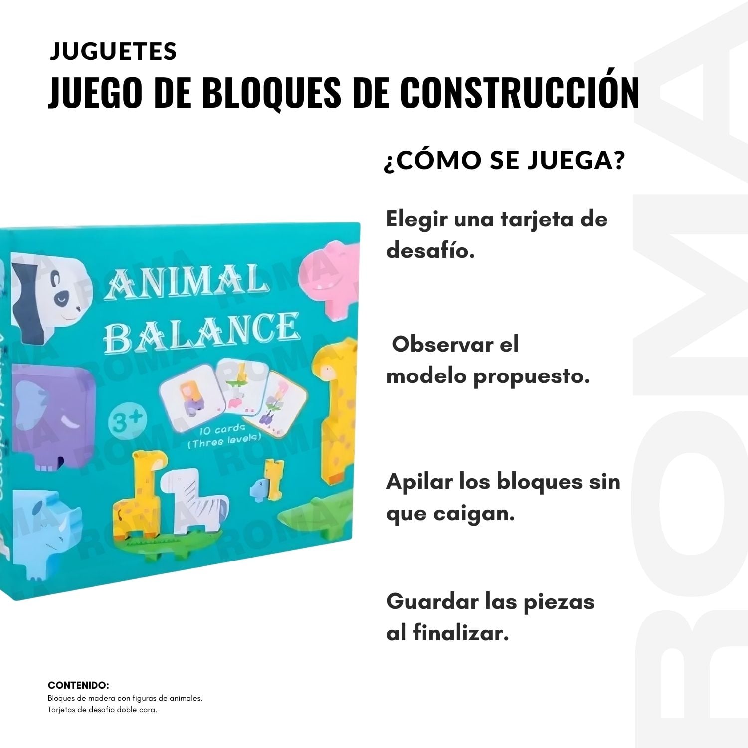 JUEGO DE EQUILIBRIO ZETOTANINO CARS DE ANIMAL - 3