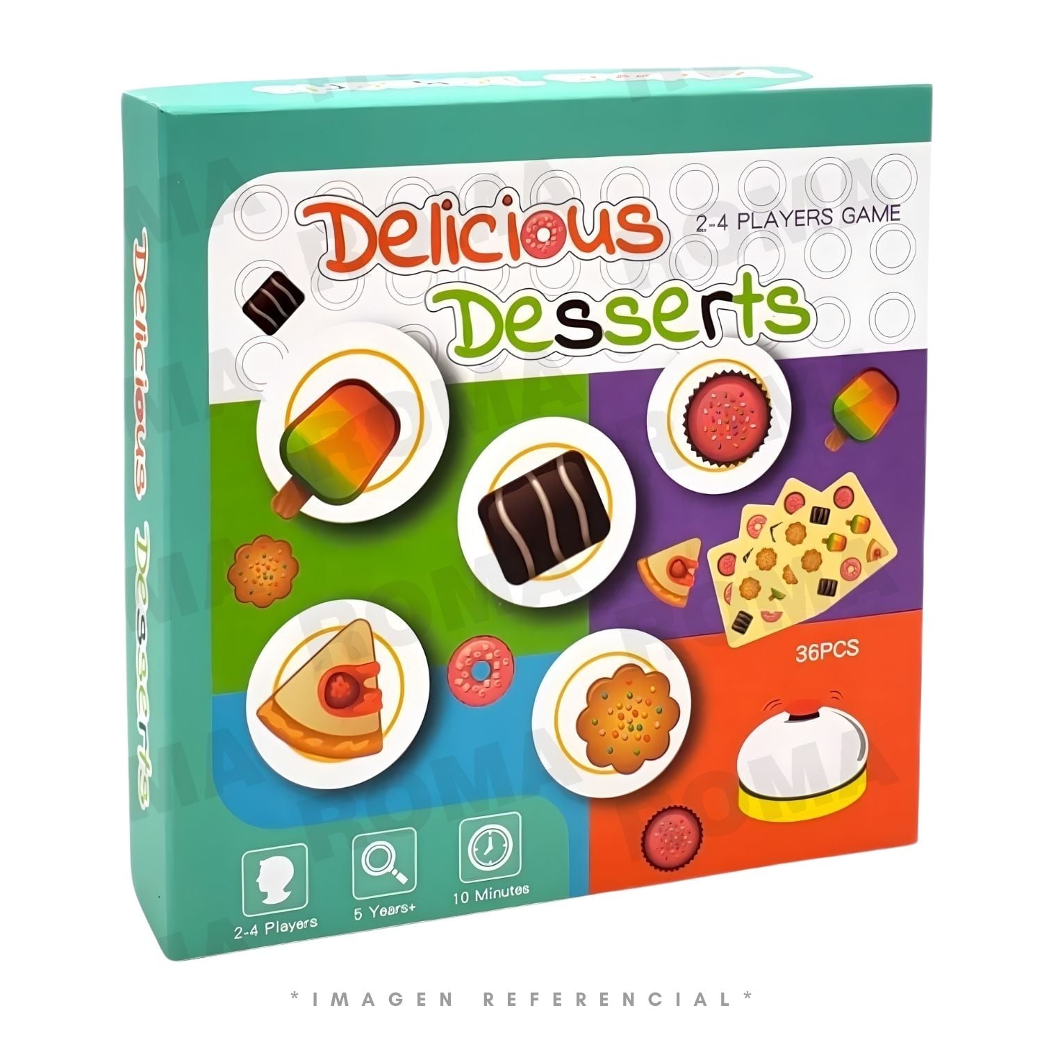 JUEGO DE MEMORIA CON POSTRES PARA NIÑOS - 1