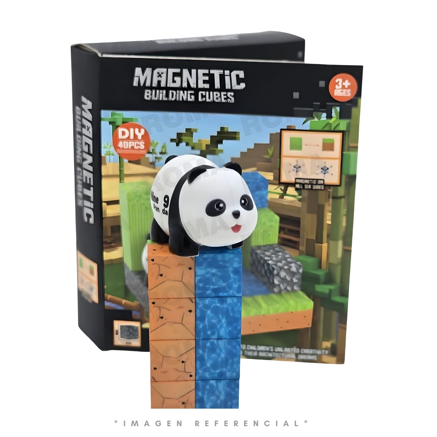 BLOQUES MAGNETICOS PANDA - JUEGO DIDÁCTICO - 1