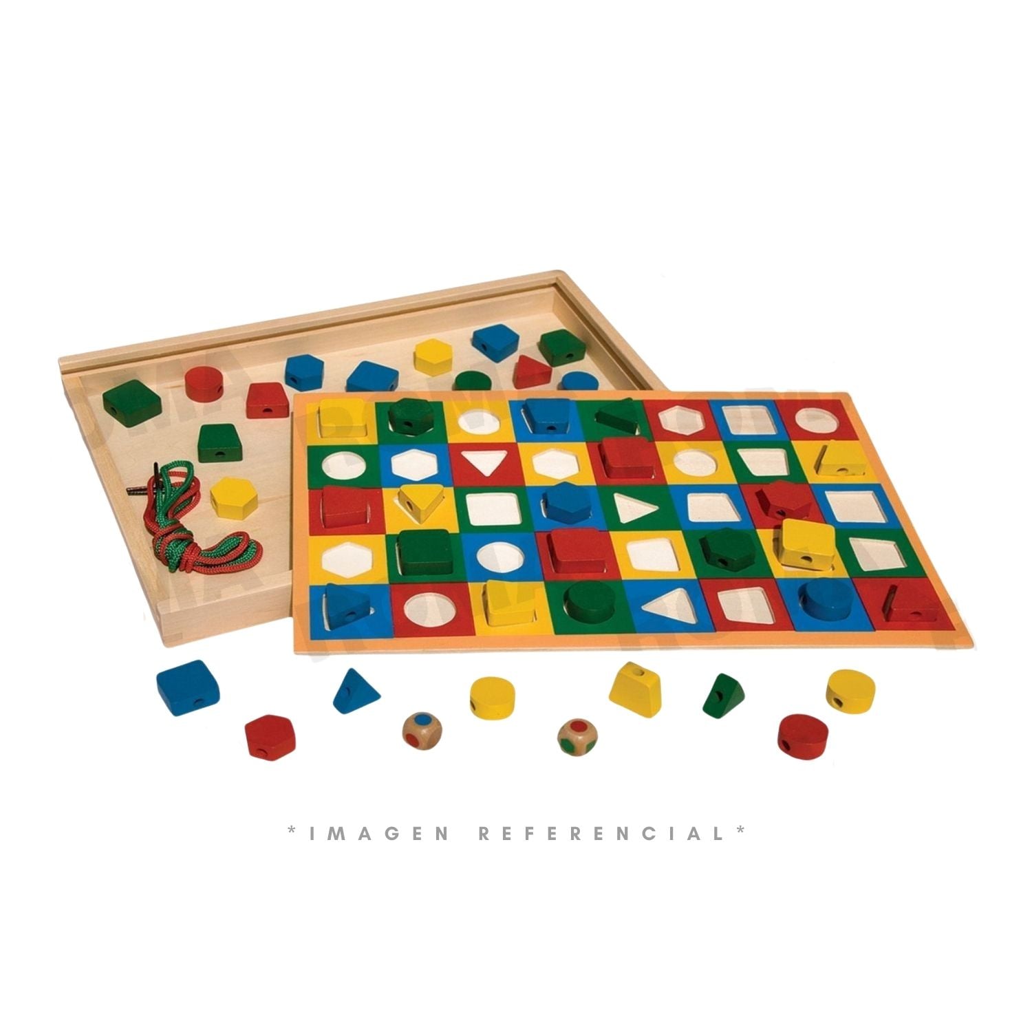 JUEGO DIDÁCTICO COLORAMA FIGURAS GEOMETRICAS - 1