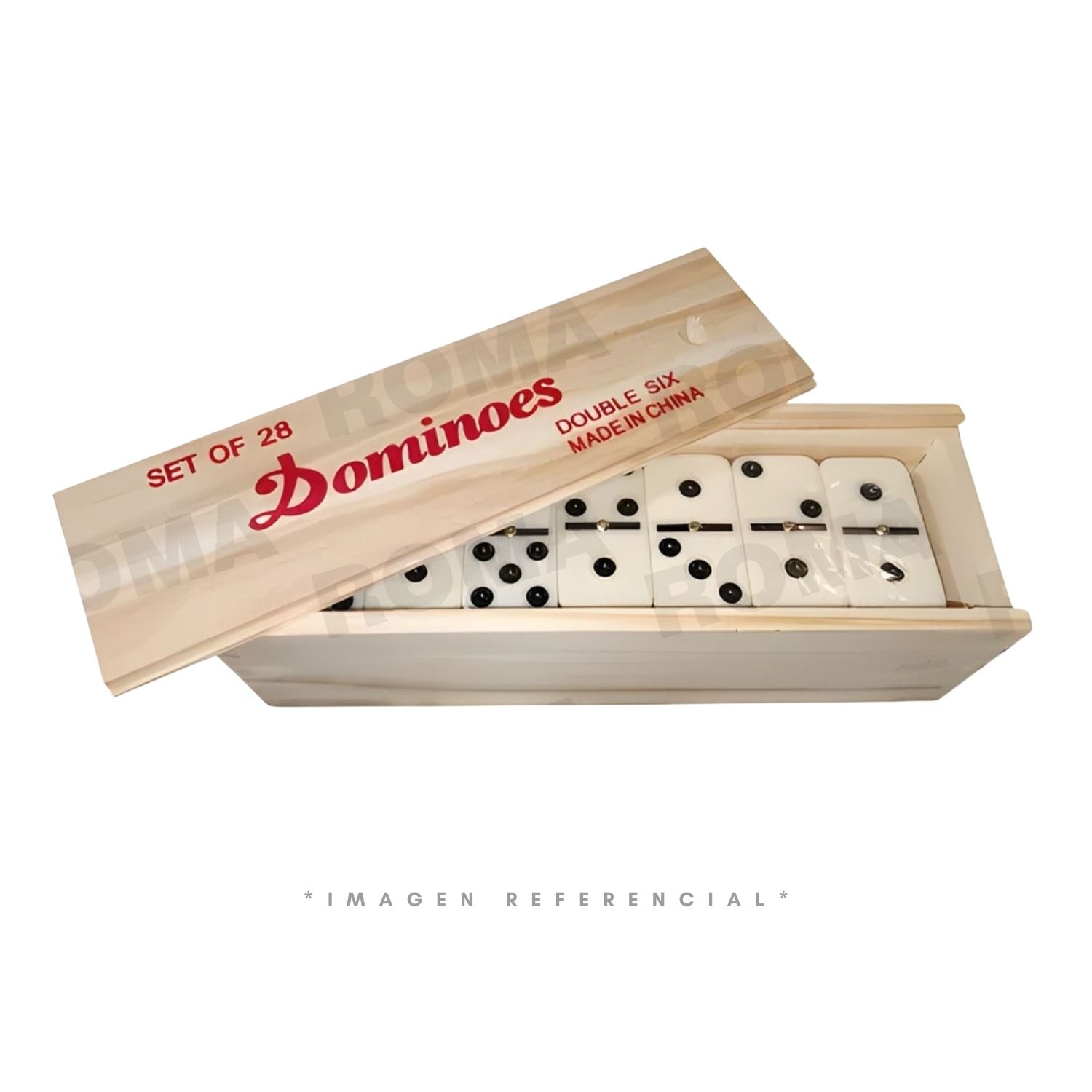 ROMPECABEZA DOMINO DE MADERA GRANDE - JUEGO DIDÁCTICO - 1