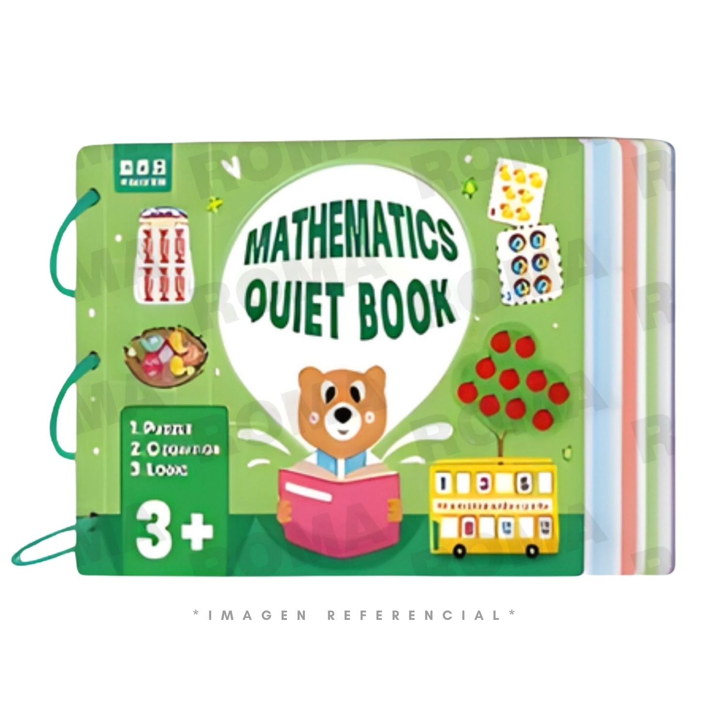 LIBRO MATEMÁTICO OSITO - JUEGO DIDÁCTICO - 1