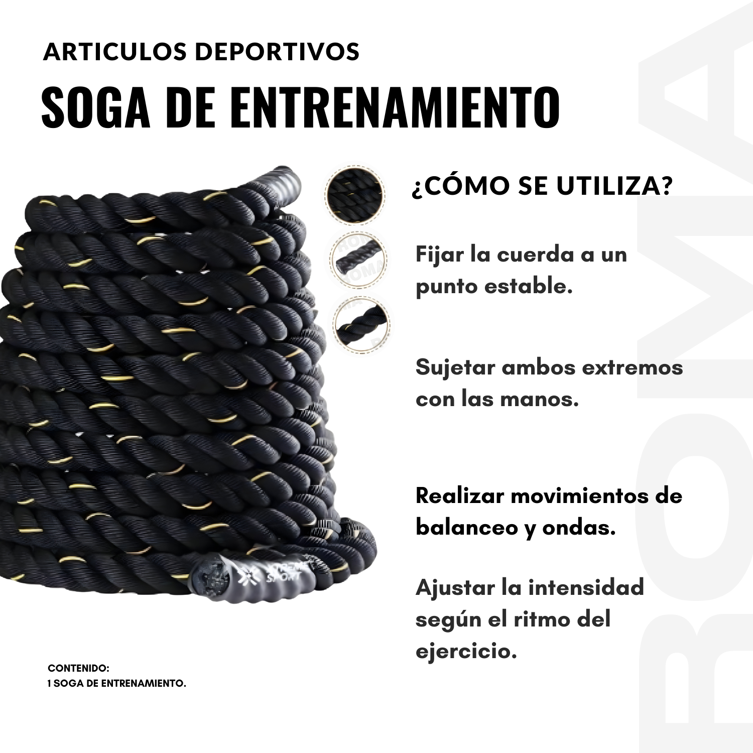 SOGA DE ENTRENAMIENTO CROSSFIT - 3
