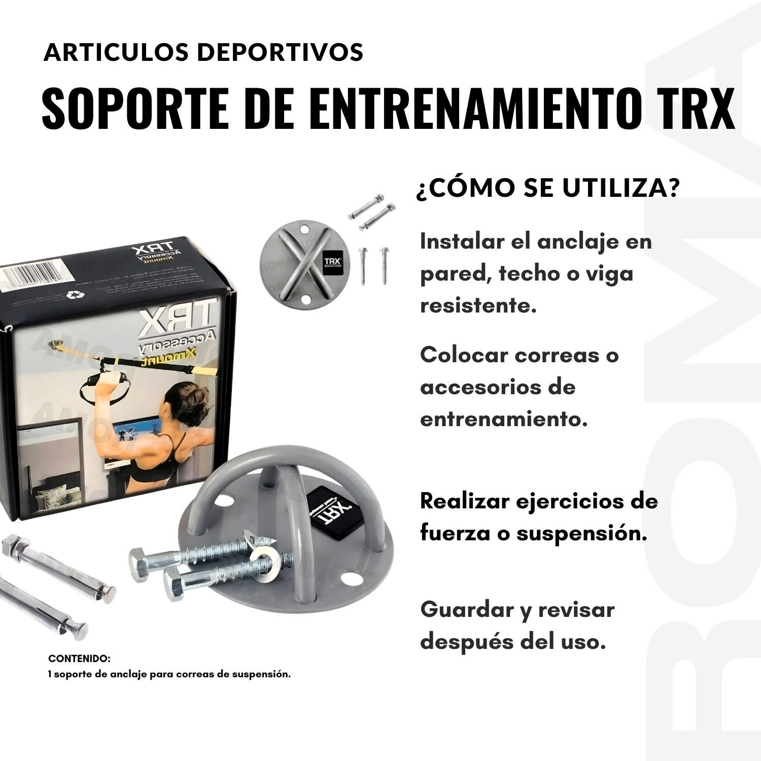 SOPORTE DE ENTRENAMIENTO TRX - 3