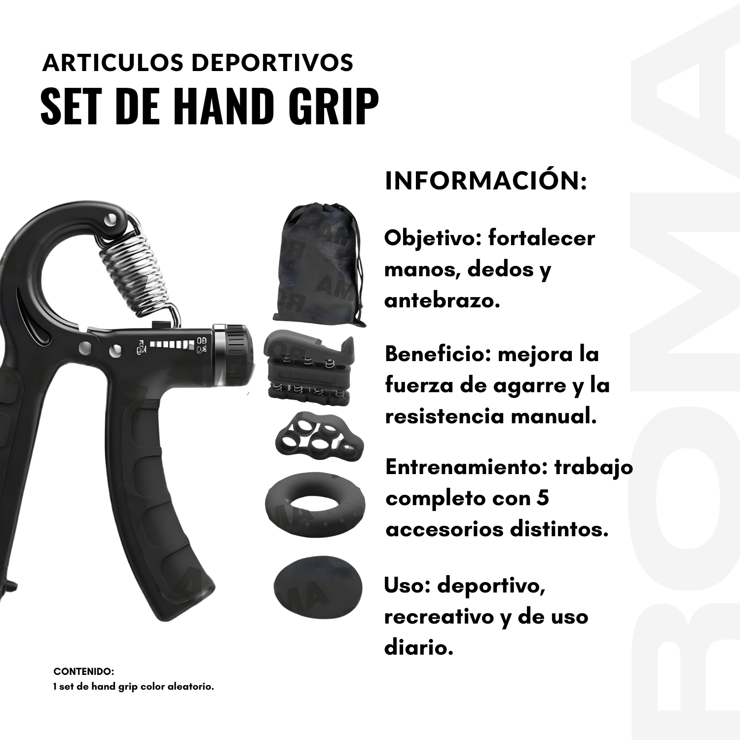 SET DE HAND GRIP EJERCITADOR DE MANO - 2