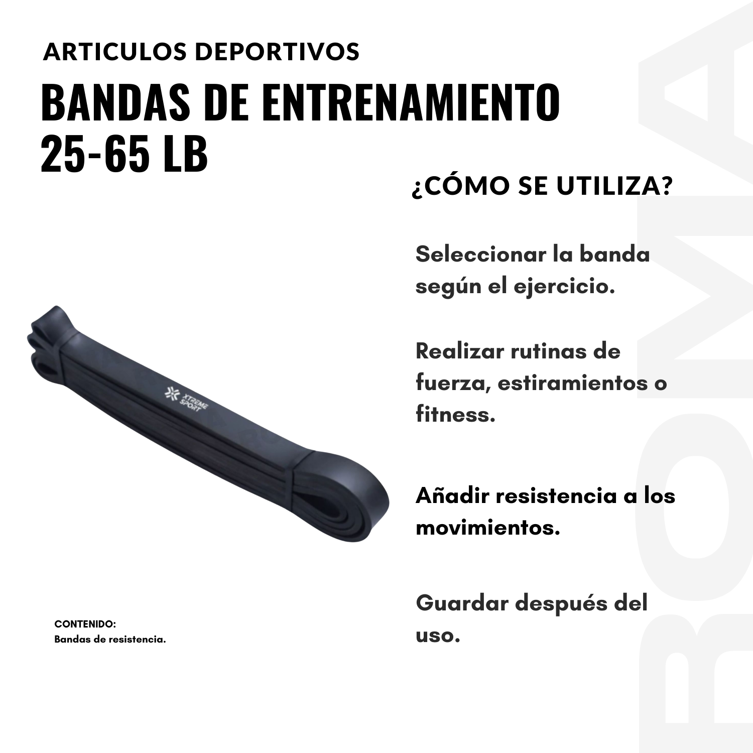 BANDAS DE ENTRENAMIENTO 25-65 LIBRAS - 3