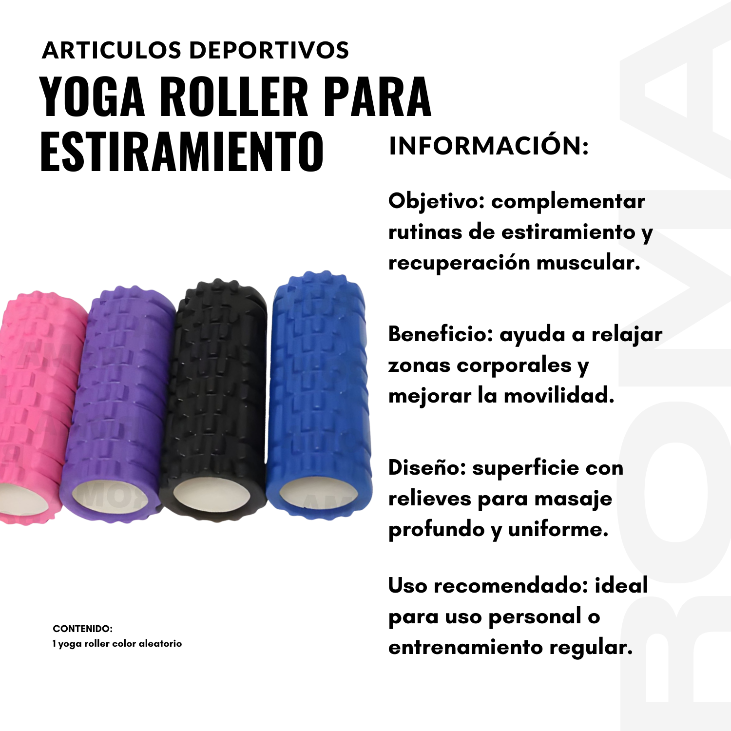 YOGA ROLLER PARA ENTRENAMIENTO - 2