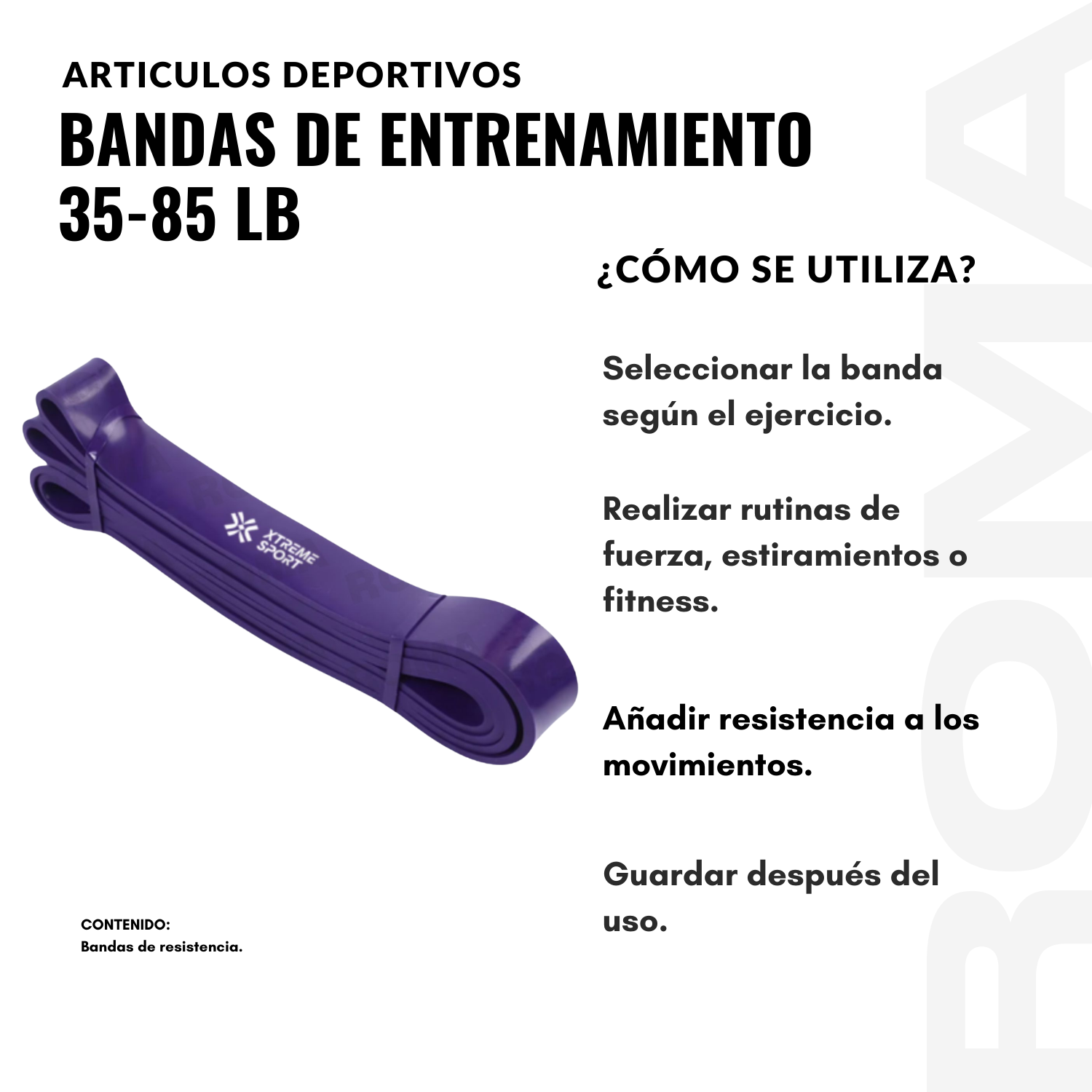 BANDAS DE ENTRENAMIENTO 35-85 LIBRAS - 3