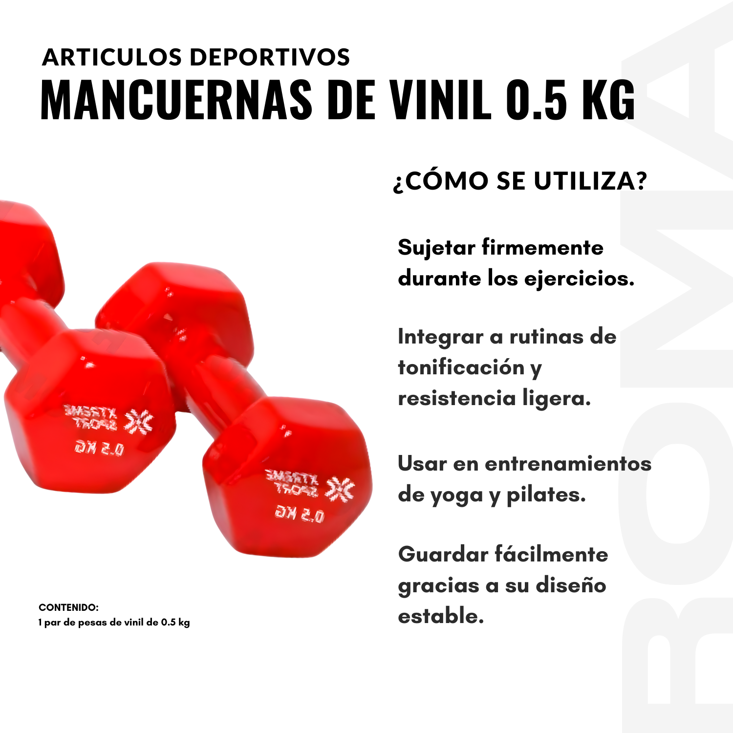 MANCUERNAS DE VINIL 0.5 KG - 3
