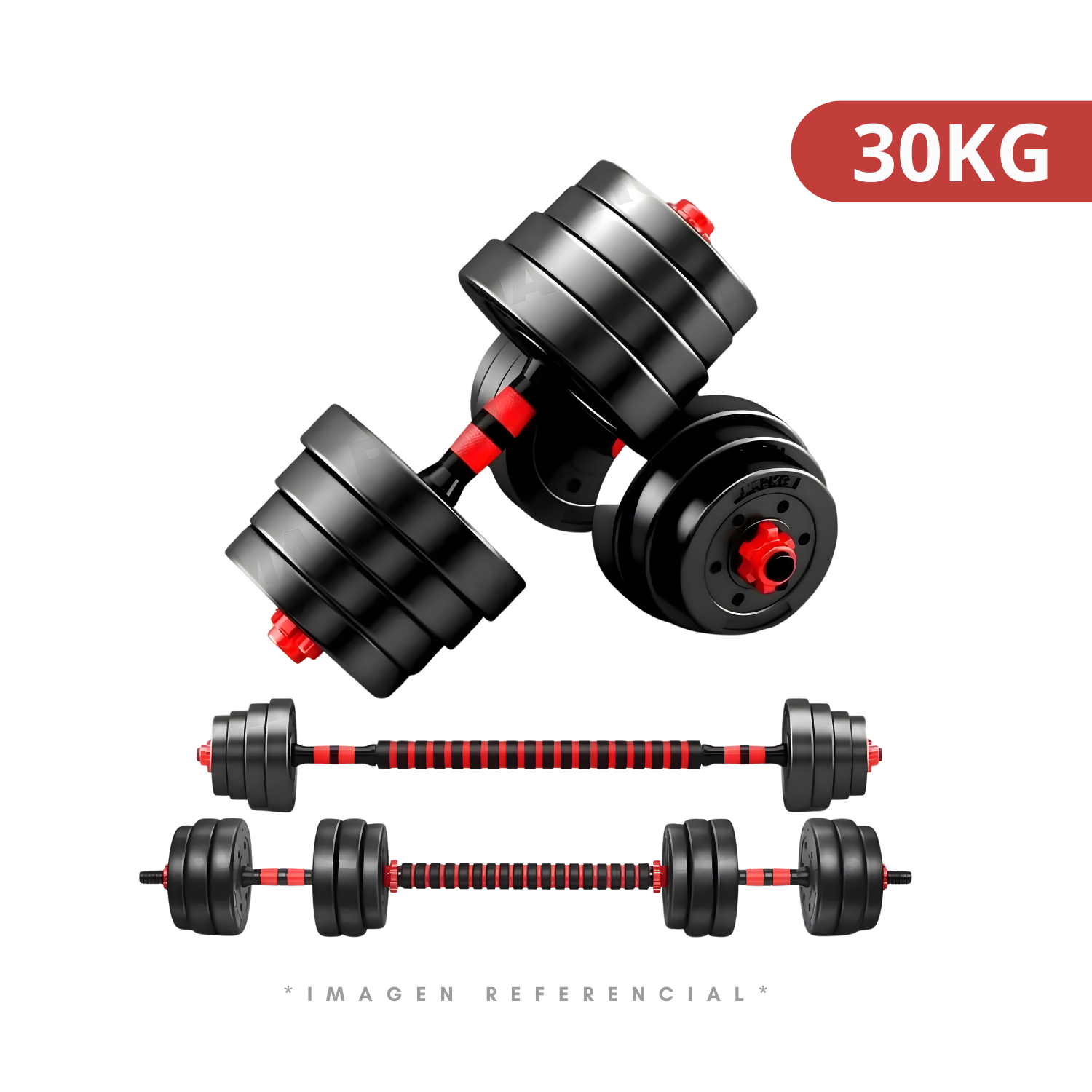 MANCUERNAS CONVERTIBLES 30 KG - 1