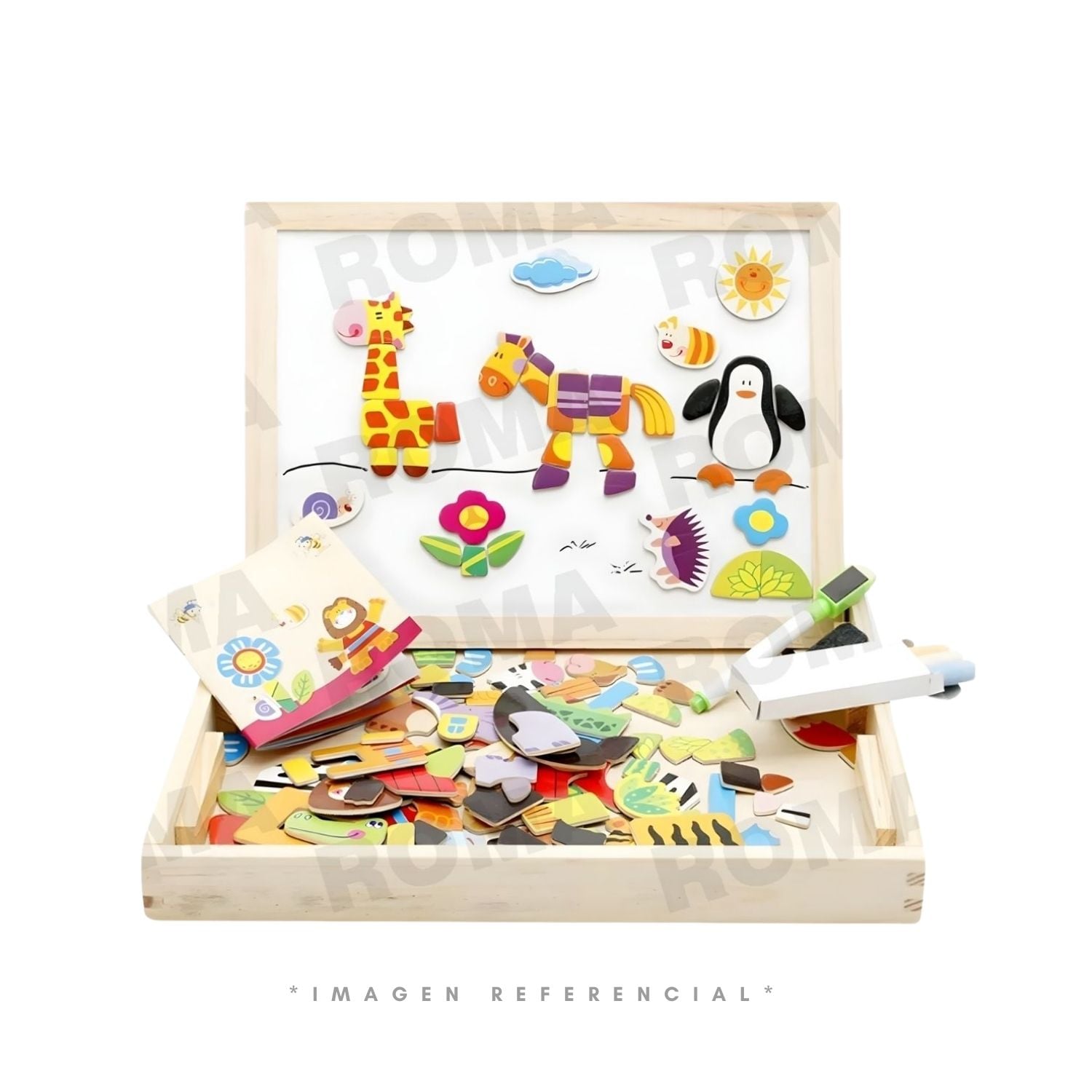 JUEGO MAGNÉTICO INFANTIL CON PIZARRA - 1