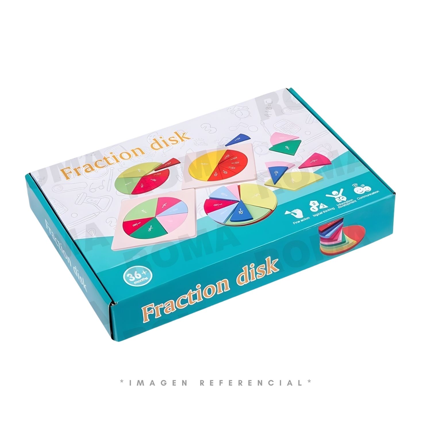 JUEGO DIDÁCTICO DE FRACCIONES CIRCULARES - 1