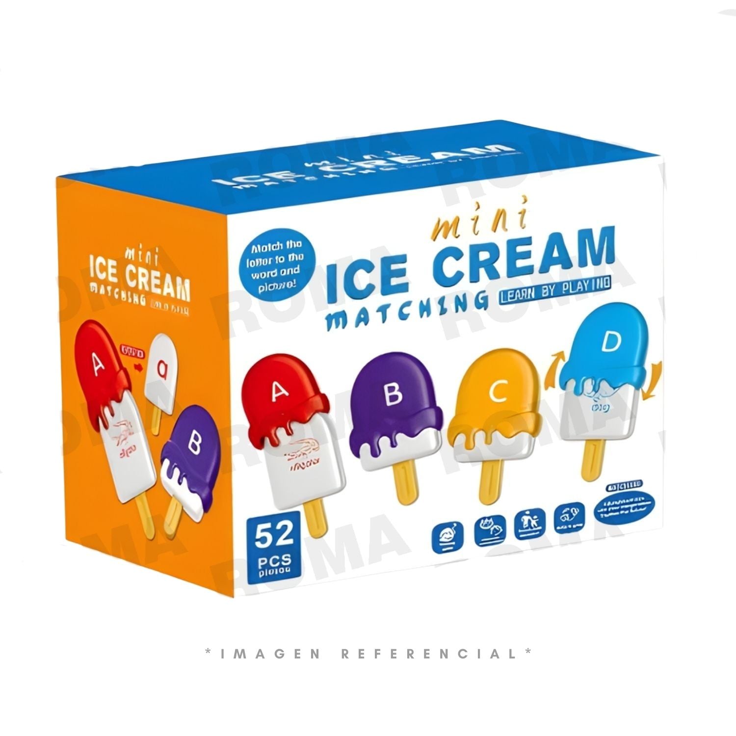 SET DE PALETAS ENCAJABLES - ABECEDARIO - 1