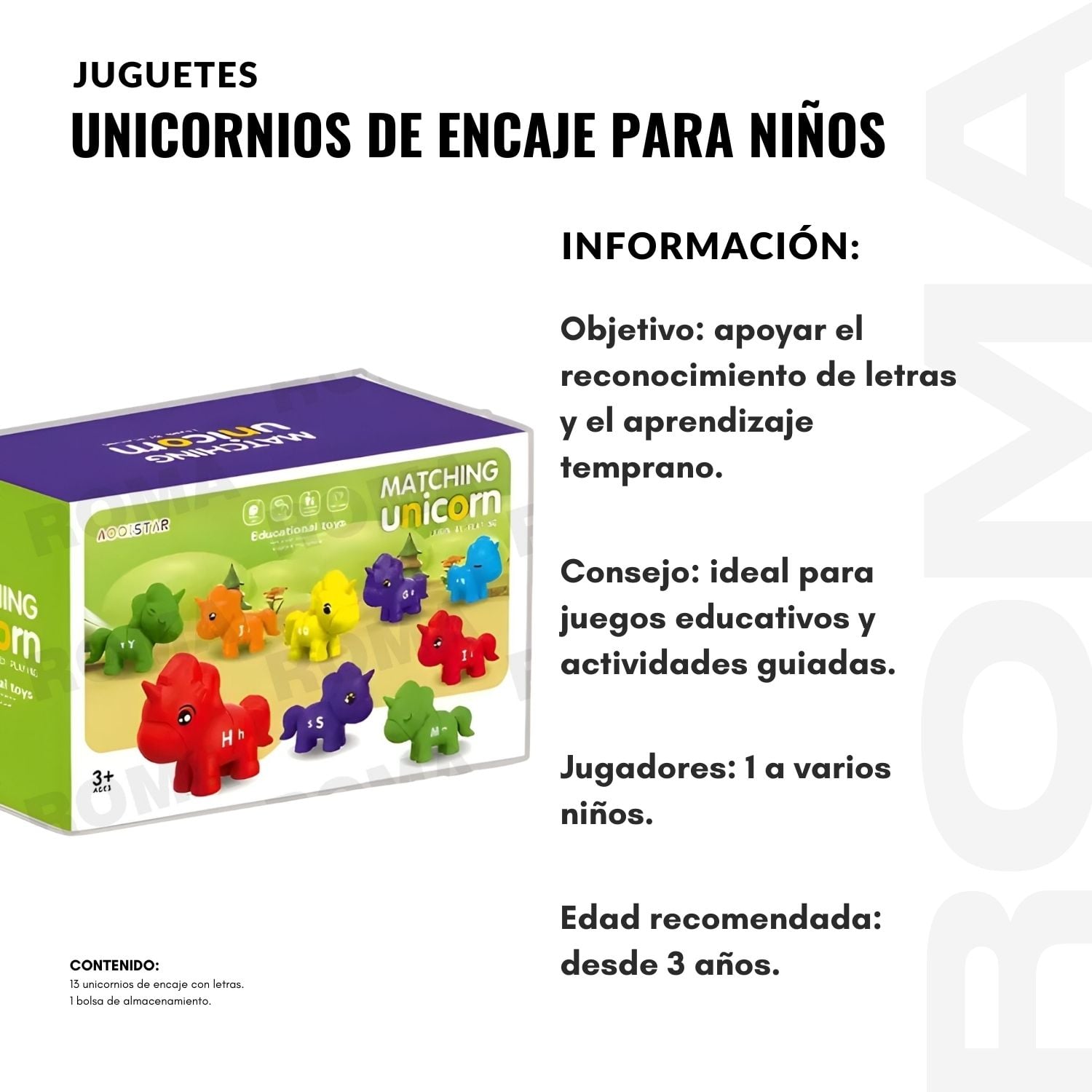 UNICORNIOS DE ENCAJE PARA NIÑOS - 2