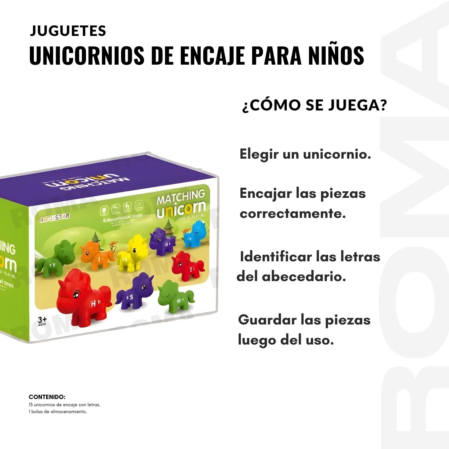 UNICORNIOS DE ENCAJE PARA NIÑOS - 3