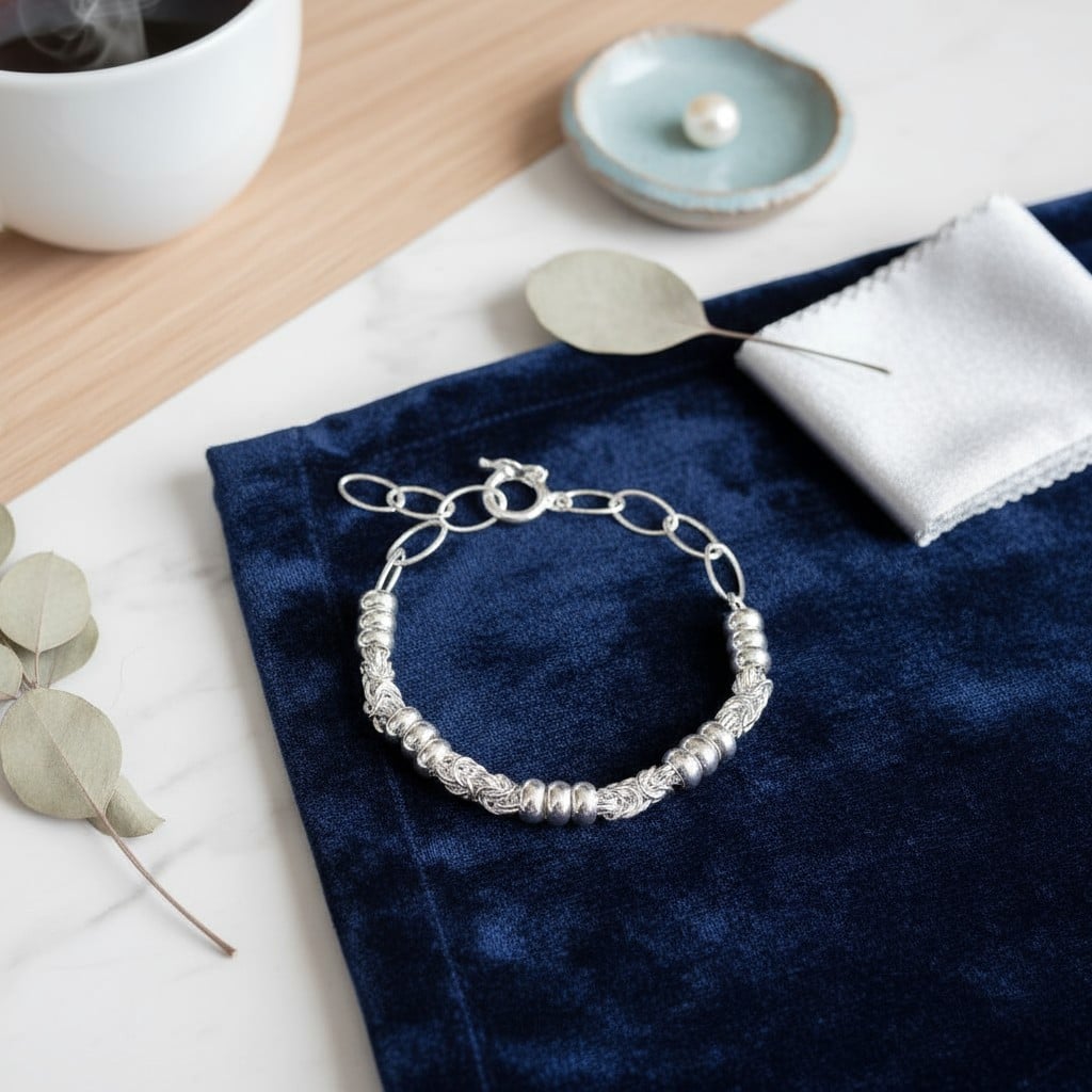 PULSERA DE PLATA TRES DISCOS CON EXT. - 2