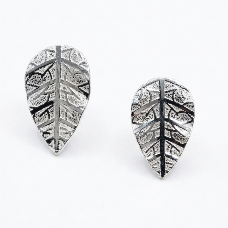 ARETE DE PLATA HOJA MEDIANA CON DISEÑO - 1