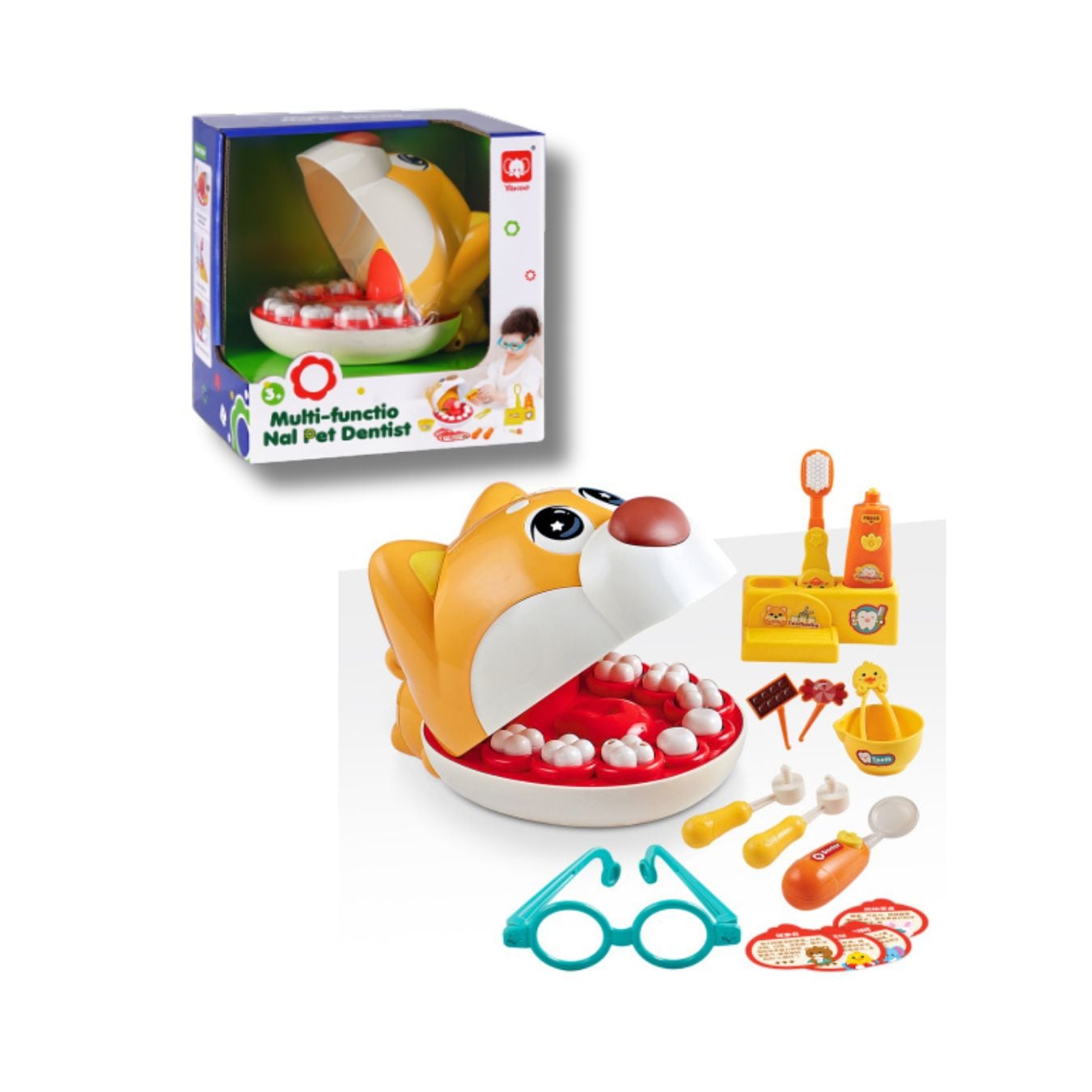 JUEGO EDUCATIVO PERRO DENTISTA CON LUCES - 1