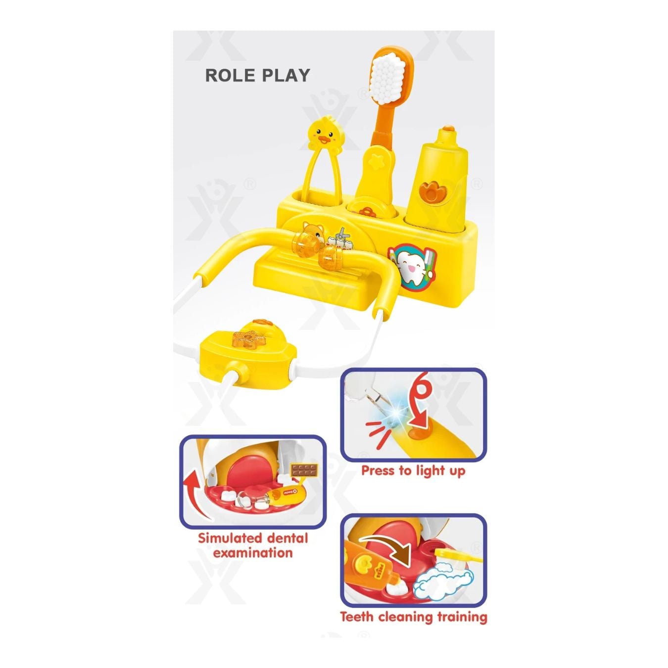 JUEGO EDUCATIVO PERRO DENTISTA CON LUCES - 2
