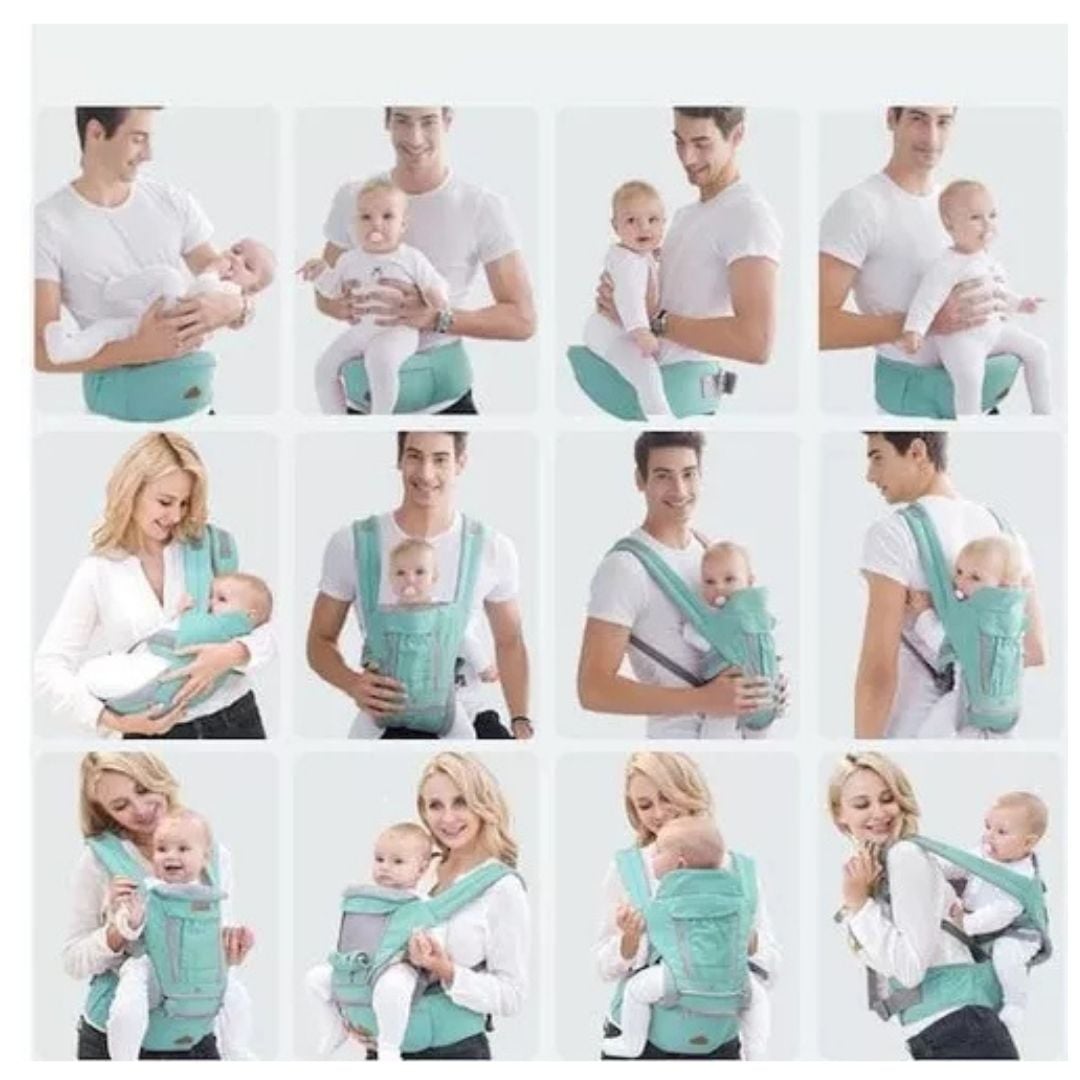 CANGURO ERGONÓMICO PORTABEBÉ BALLENITA 3 EN 1 PARA BEBÉ NIÑA - 5