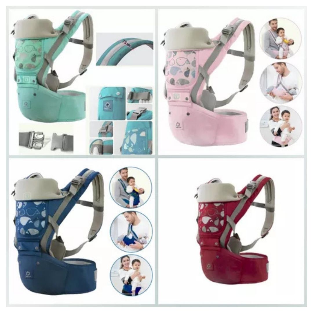 CANGURO BALLENITA PORTABEBÉ ERGONÓMICO 3 EN 1 CONFORT PARA BEBÉS - NIÑO - 5
