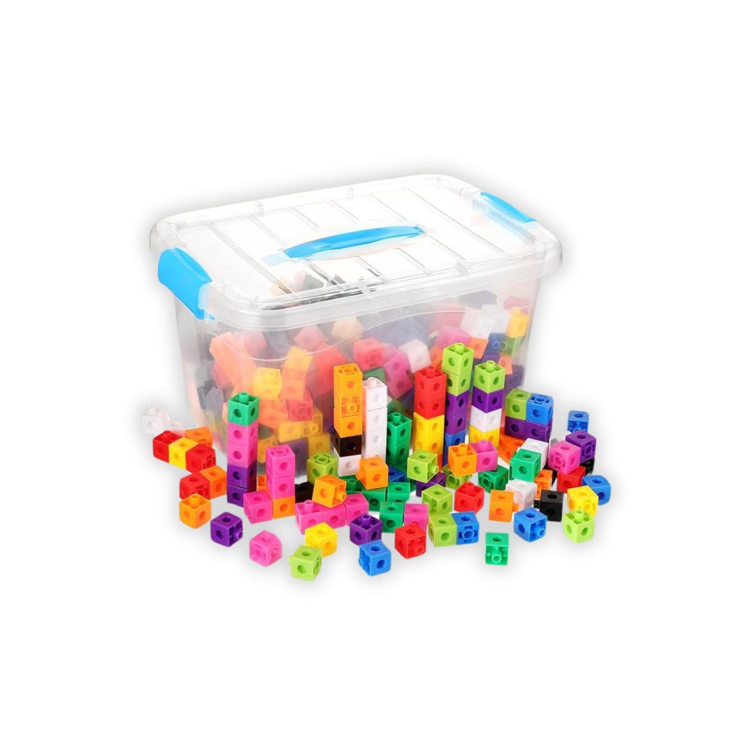 SET DIDÁCTICO DE POLICUBOS COLORIDOS 118PZS EN TAPER - 1