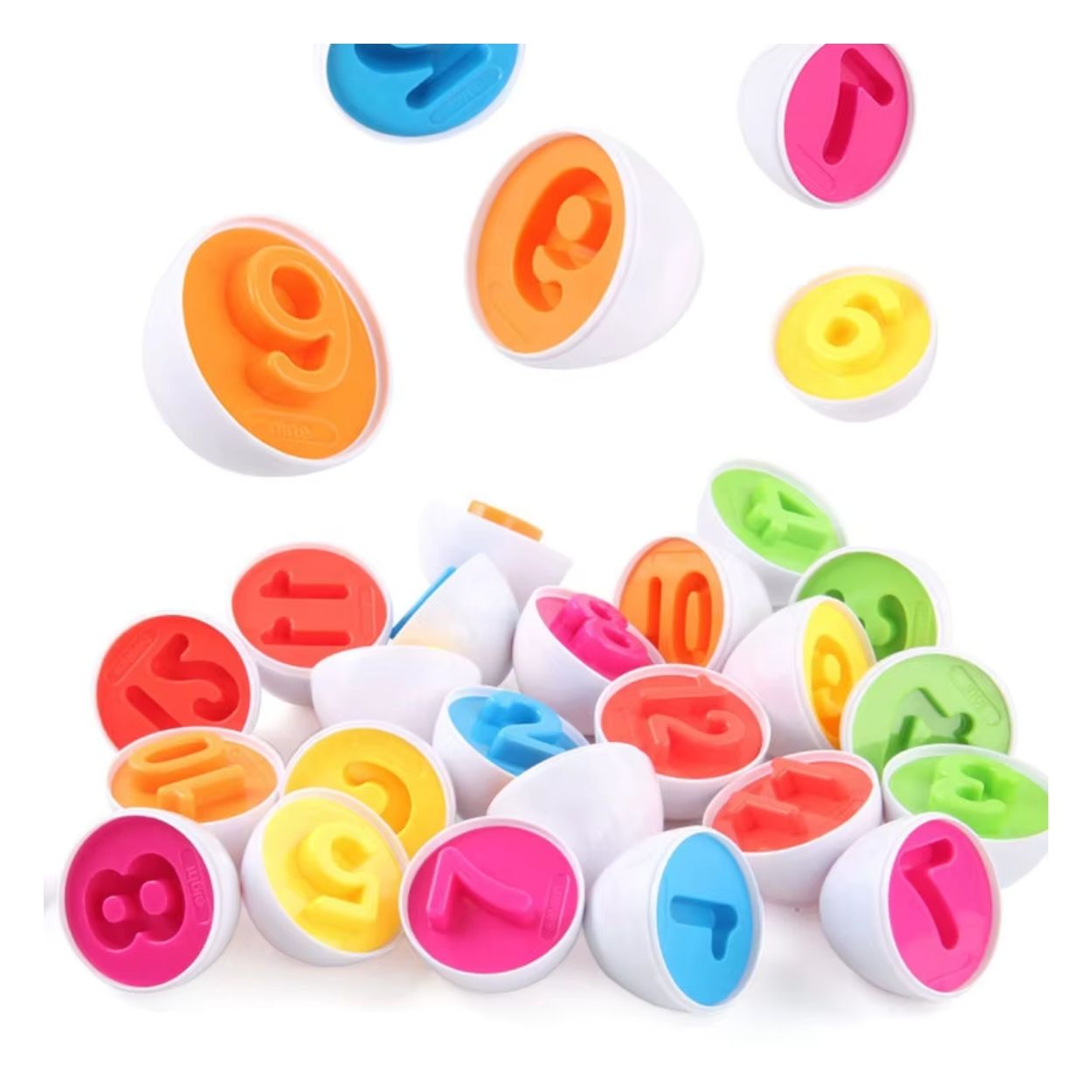 MALETA DE CLASIFICACIÓN HUEVOS COLORIDOS PARA BEBÉ - 26PCS - 4