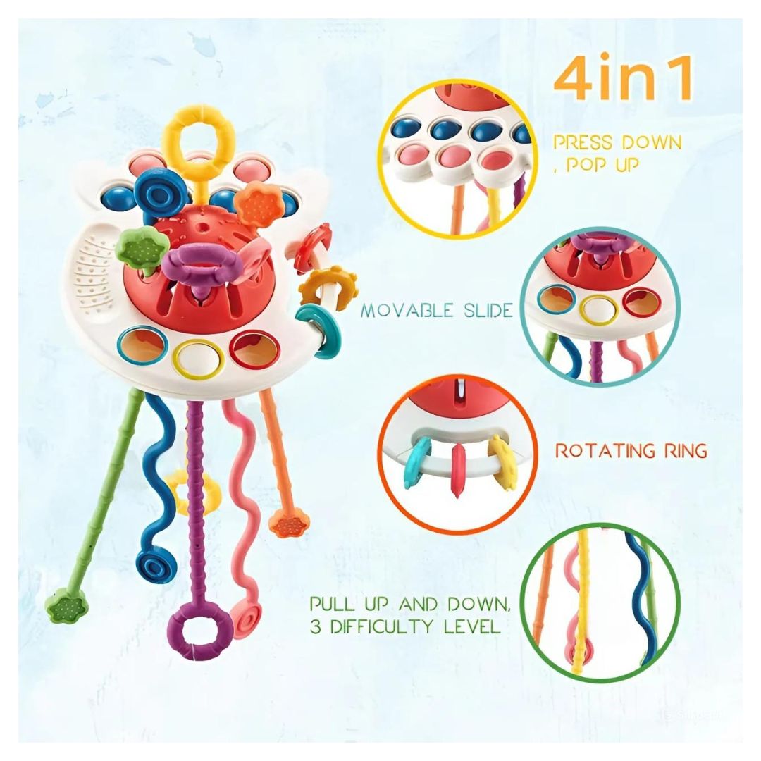PACK CANGREJO INTERACTIVO MUSICAL Y OVNI SENSORIAL MONTESSORI - 3