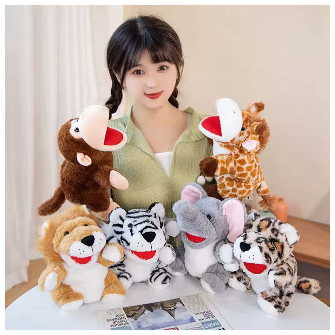 TÍTERE DE MANO PELUCHE ANIMAL DEL BOSQUE PARA NIÑOS - 4