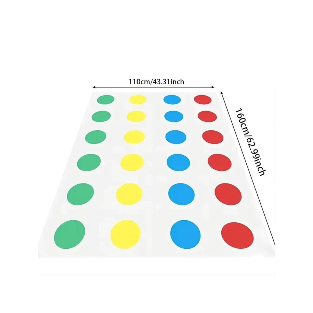 JUEGO DE MESA TWISTER DESAFÍO TOTAL TAPETE DE DESTREZA 160X110CM - 2