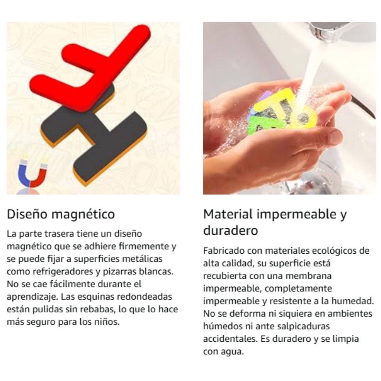 KIT DIDÁCTICO 253 LETRAS Y NÚMEROS MAGNÉTICOS CON PIZARRA - 5