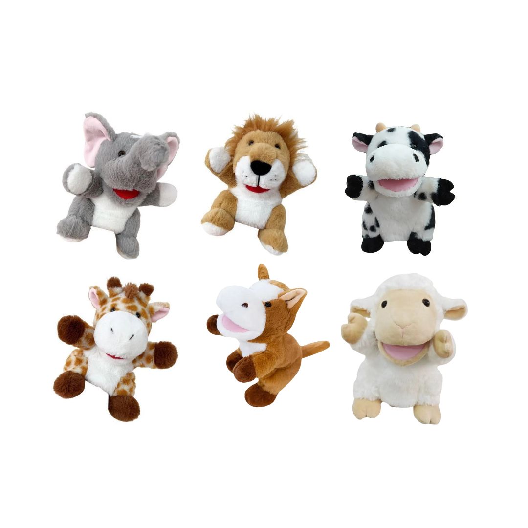 TÍTERE DE MANO PELUCHE ANIMAL DEL BOSQUE PARA NIÑOS - 2