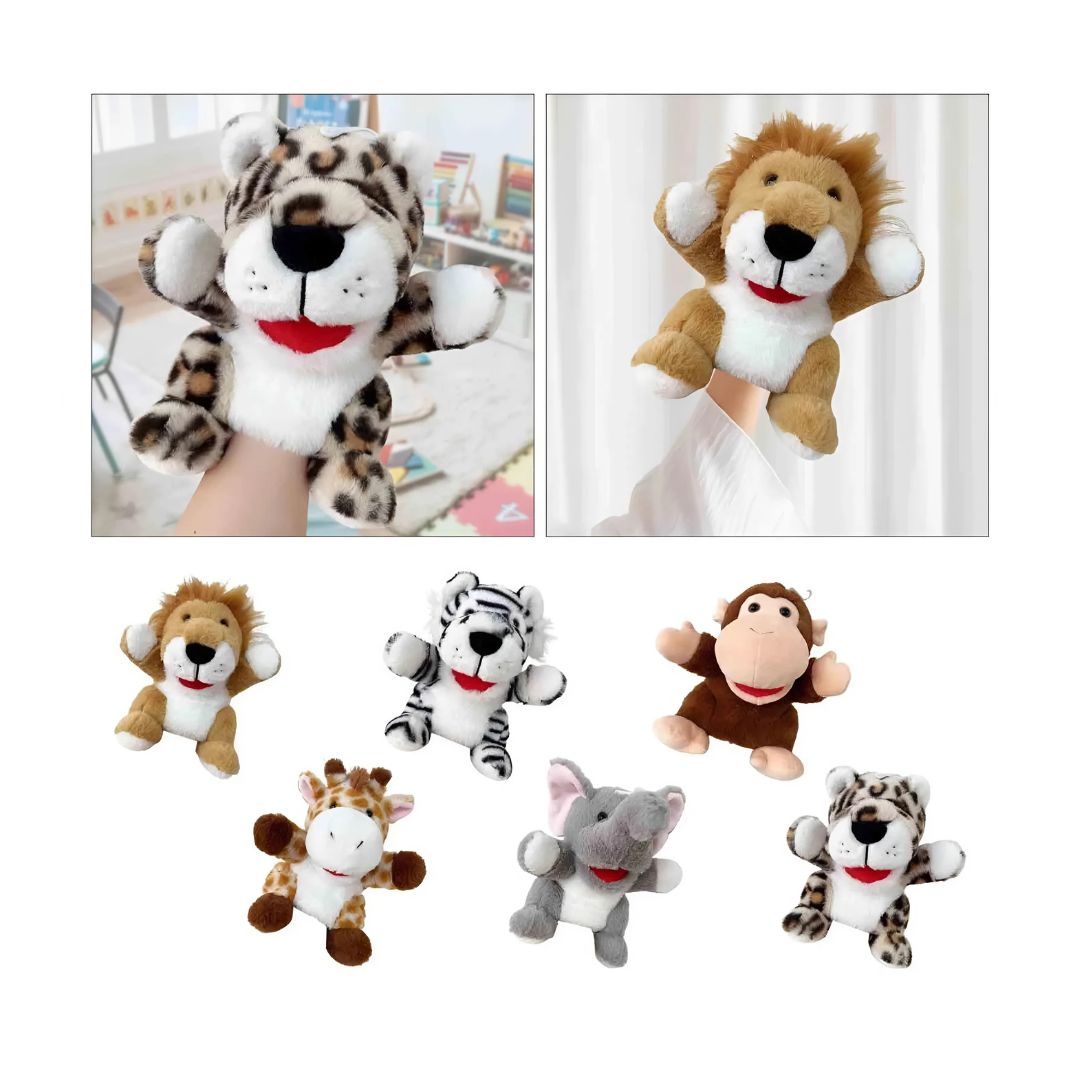 TÍTERE DE MANO PELUCHE ANIMAL DEL BOSQUE PARA NIÑOS - 5