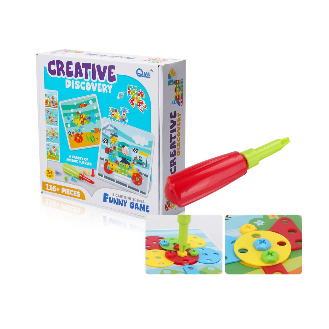 JUEGO ROMPECABEZAS CON DESTORNILLADOR CREATIVE DISCOVERY - 3