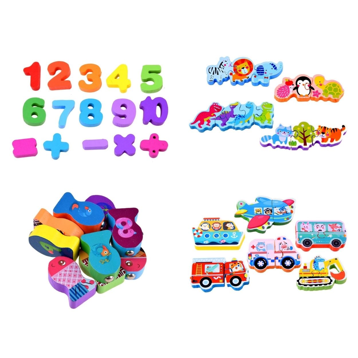 TABLERO DIDÁCTICO MULTIFUNCIÓN PESCA Y CLASIFICACIÓN NUMEROS LETRAS PARA NIÑOS - 4