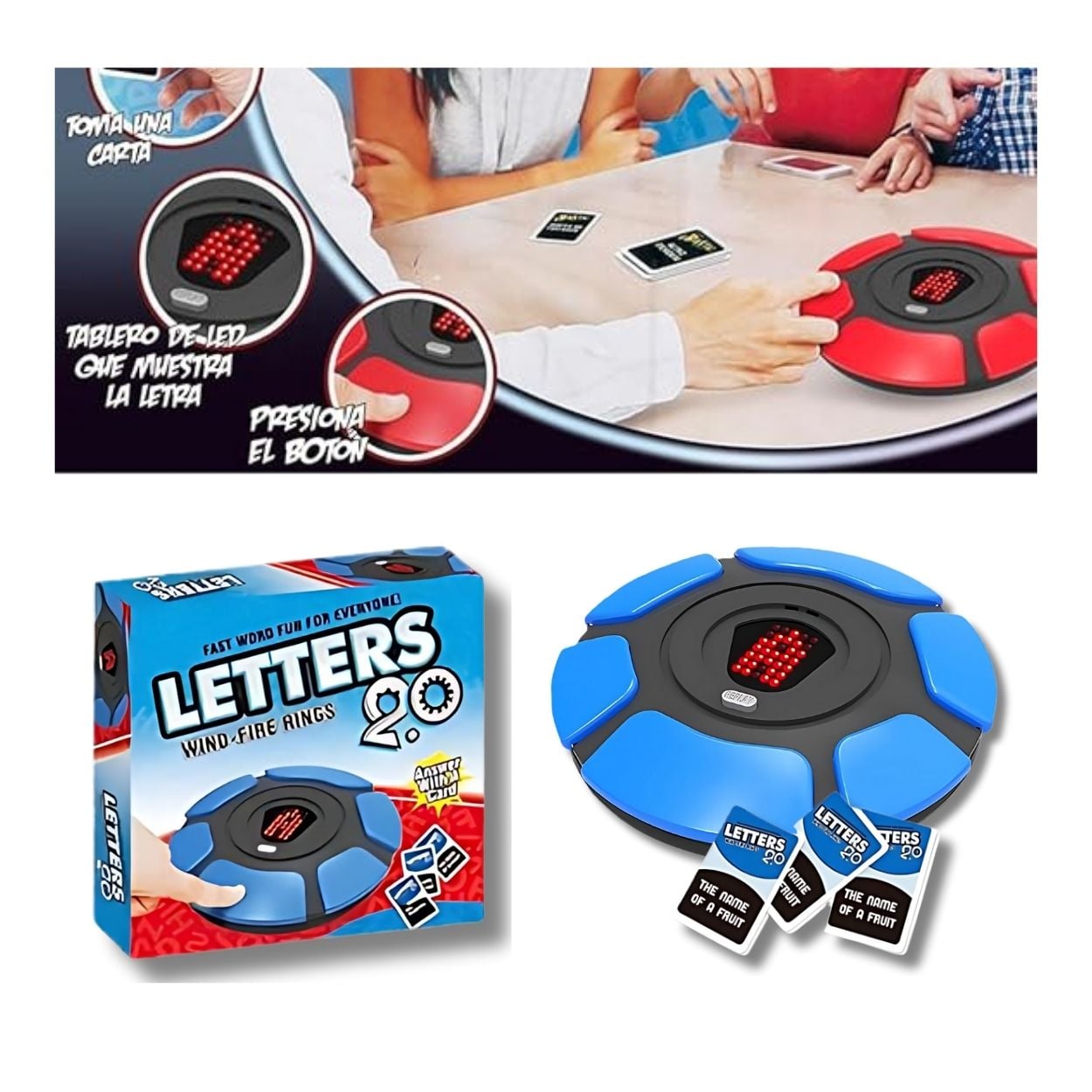 JUEGO DIVERTIDO DE PALABRAS BASTA DIGITAL LETTER 2.0 - 1