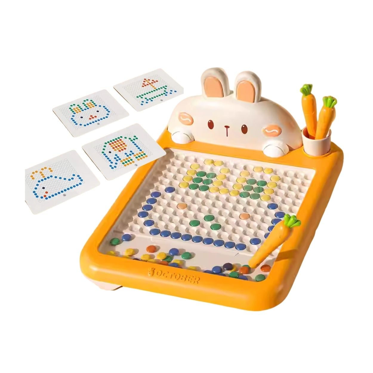 JUEGO DIDÁCTICO CONEJITO TABLERO MOSAICO MAGNÉTICO PARA NIÑOS - 1