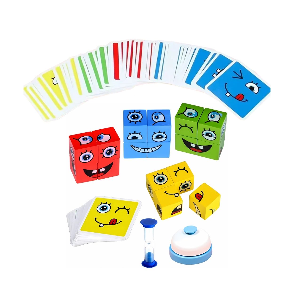 JUGUETE DIDÁCTICO CUBOS MONTESSORI EMOCIONES DIVERTIDAS PARA NIÑOS - 2