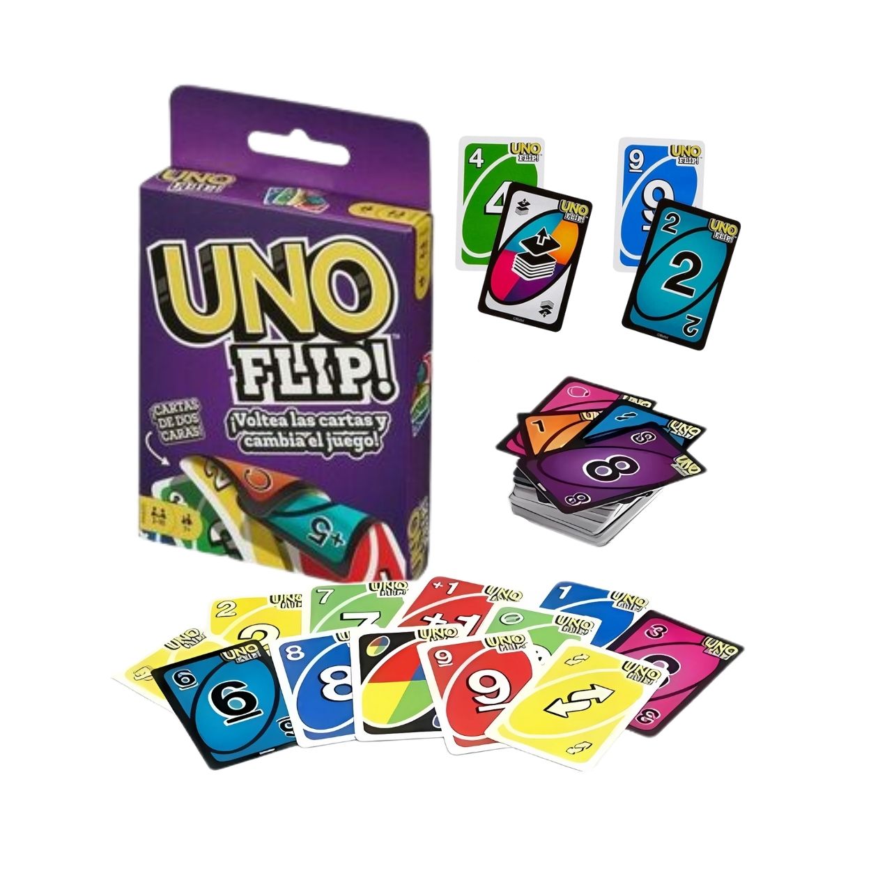 JUEGO DE CARTAS FAMILIAR UNO-FLIP! - 1