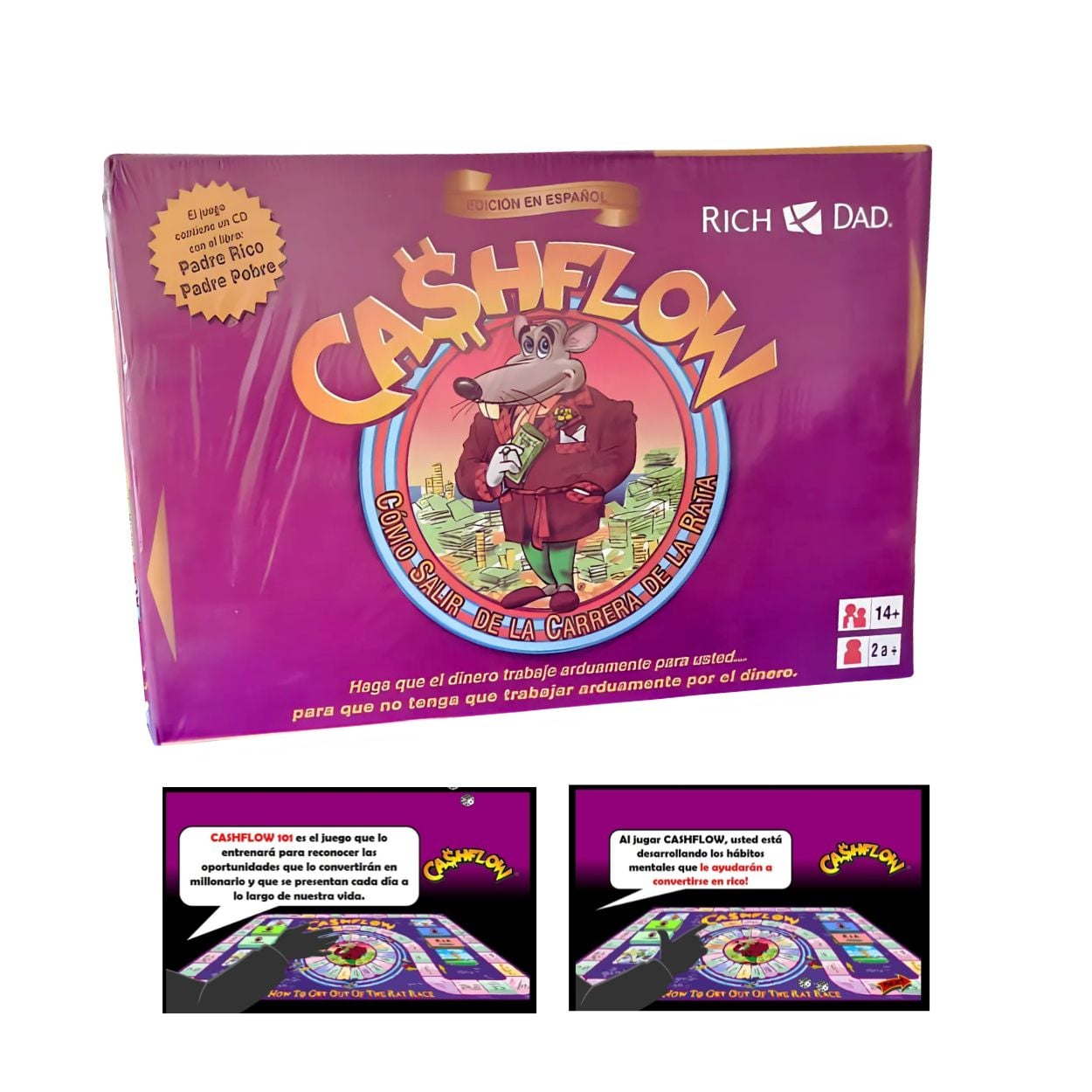 CASHFLOW JUEGO DE FINANZAS - JUEGO DE MESA FAMILIAR - 1