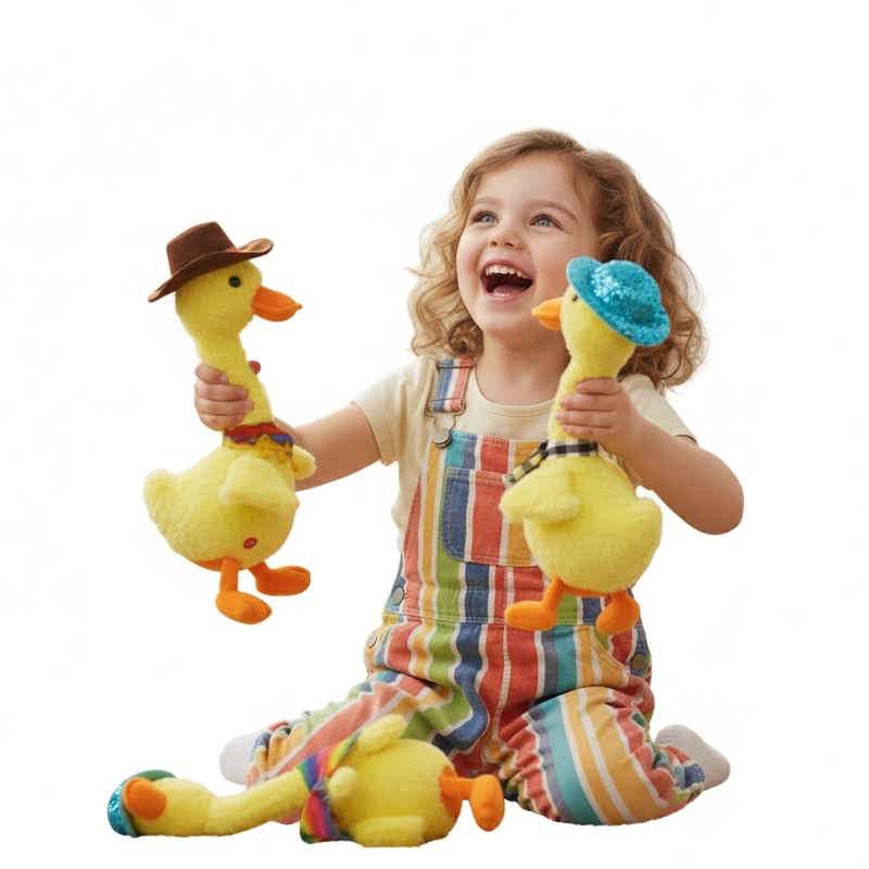 PELUCHE PATITO BAILARÍN MUSICAL JUGUETE INTERACTIVO - 3