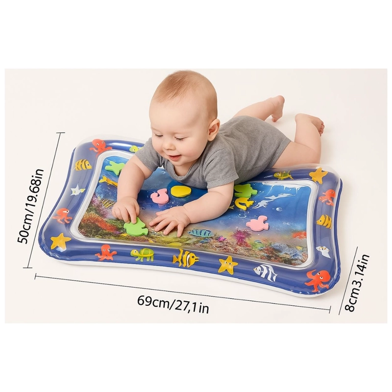 JUEGO SENSORIAL ALFOMBRA DE AGUA ESTIMULACIÓN TEMPRANA PARA BEBÉS - 1