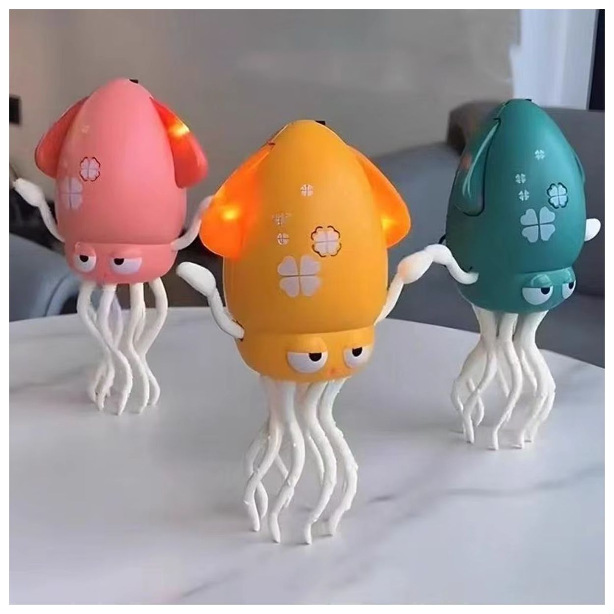 JUGUETE SENSORIAL PULPO MUSICAL BAILARÍN CON LUCES RECARGABLE BEBÉ - 4